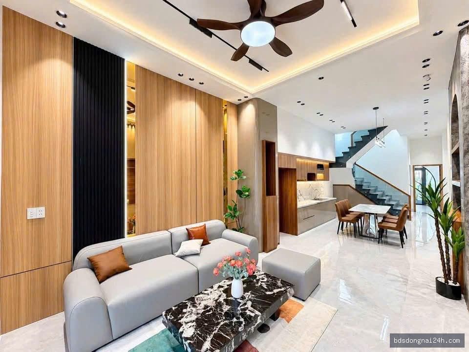Bán nhà 1 trệt 1 lầu, sân ô tô tại Hố Nai, Biên Hòa (100m²) - Hình ảnh 7