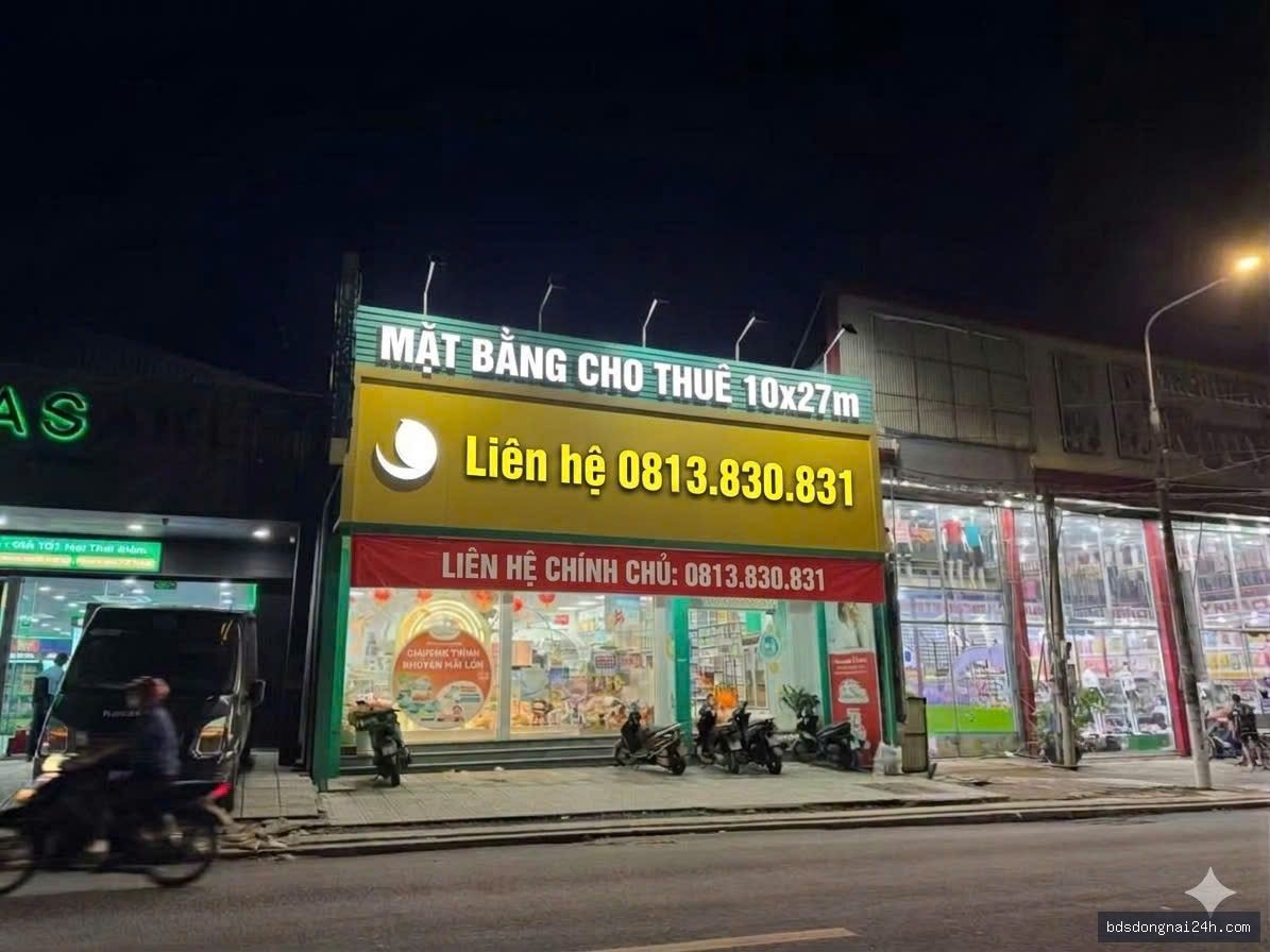 Cho thuê mặt bằng kinh doanh, mặt tiền tại Trảng Dài, Biên Hòa