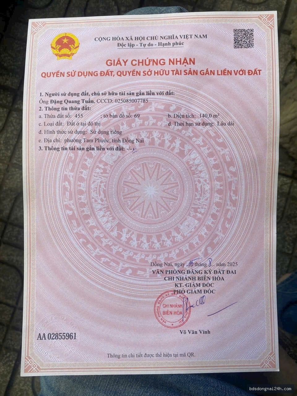 Bán đất thổ cư 100% - Hình ảnh 3