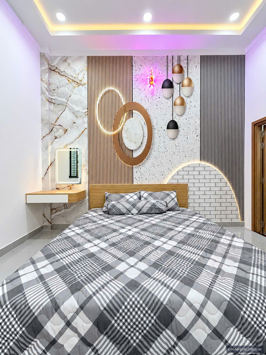 Bán nhà 1 trệt 1 lầu sân ô tô, full nội thất (80m²) - Hình ảnh 15