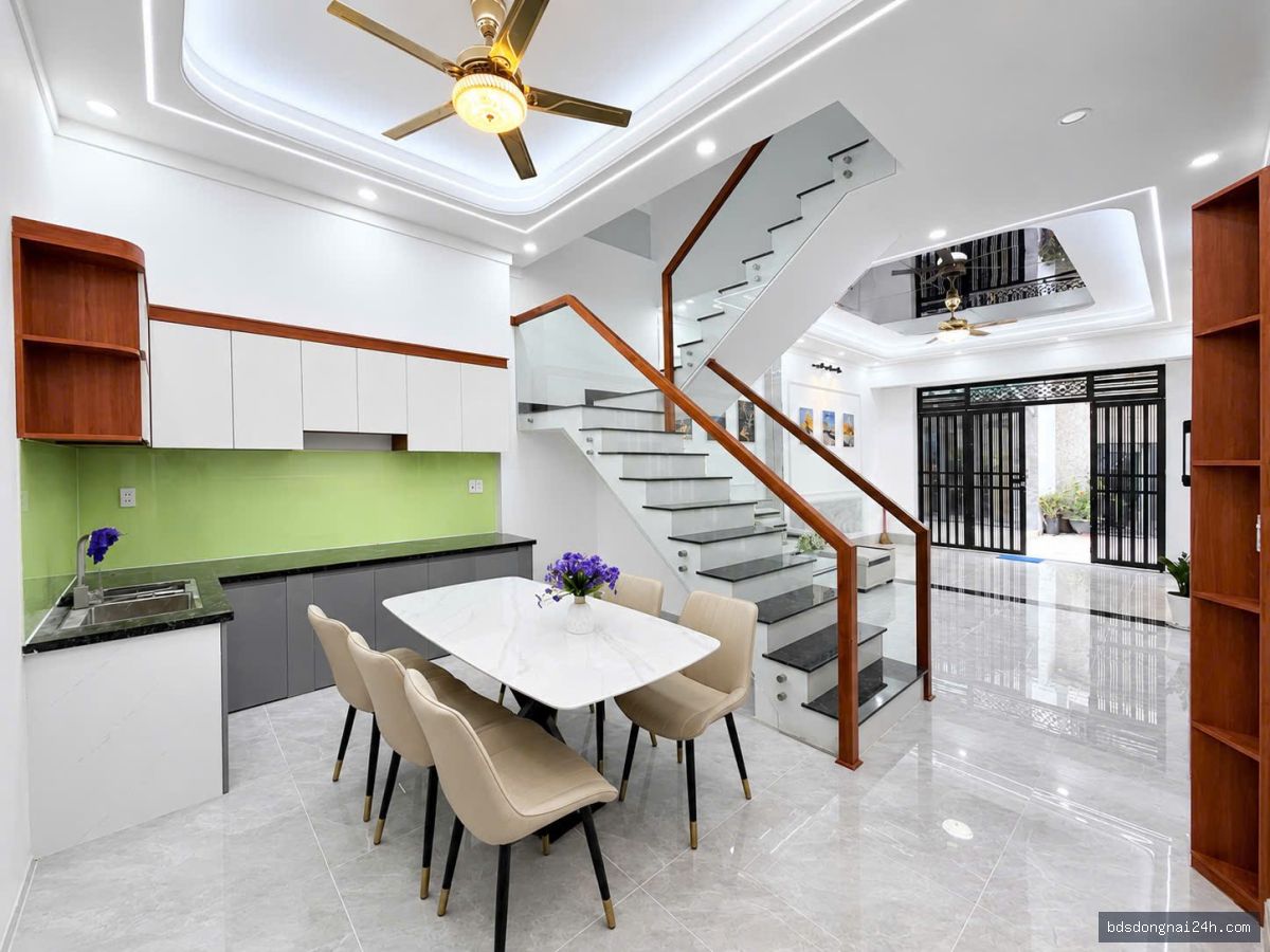 Bán nhà 1 trệt 1 lầu sân ô tô, full nội thất (65m²) - Hình ảnh 5