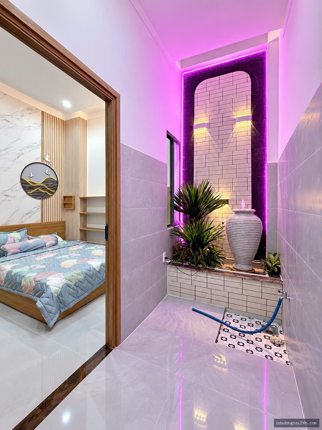 Bán nhà 1 trệt 1 lầu sân ô tô, full nội thất (80m²) - Hình ảnh 9