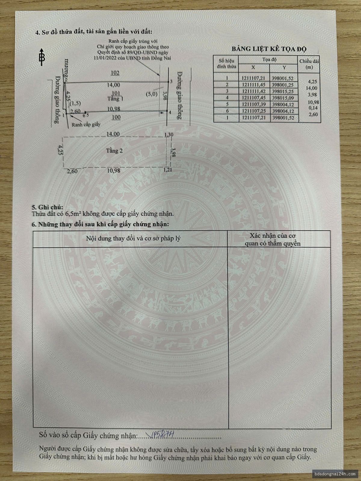 Bán đất nền, mặt tiền (56m²) - Hình ảnh 12