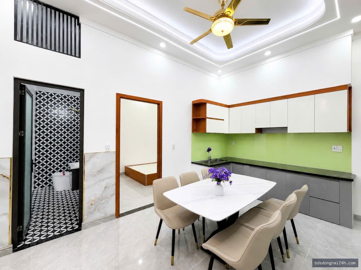 Bán nhà 1 trệt 1 lầu sân ô tô, full nội thất (65m²) - Hình ảnh 3