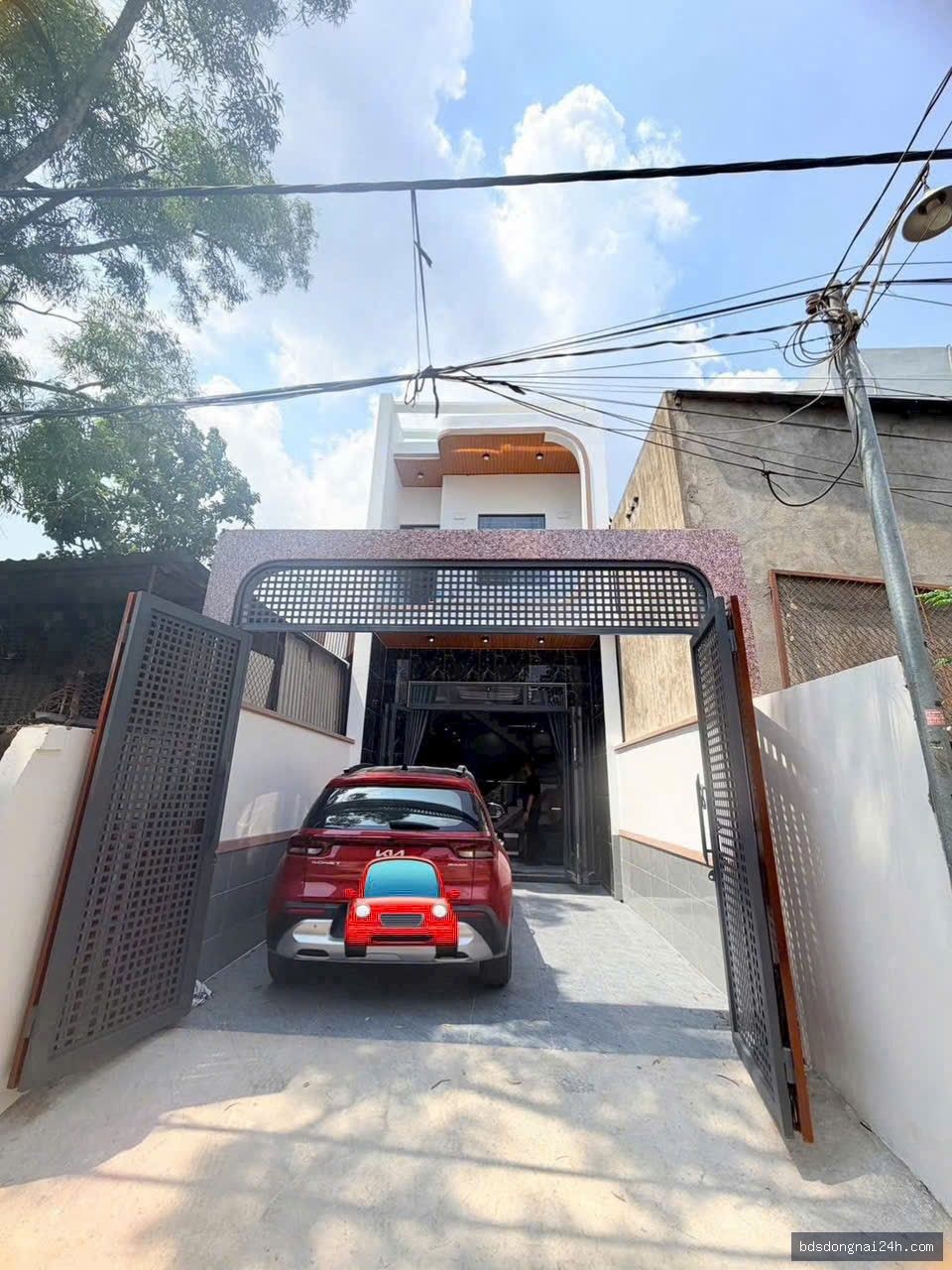 Bán nhà 1 trệt 1 lầu sân ô tô, gần chợ - Hình ảnh 3