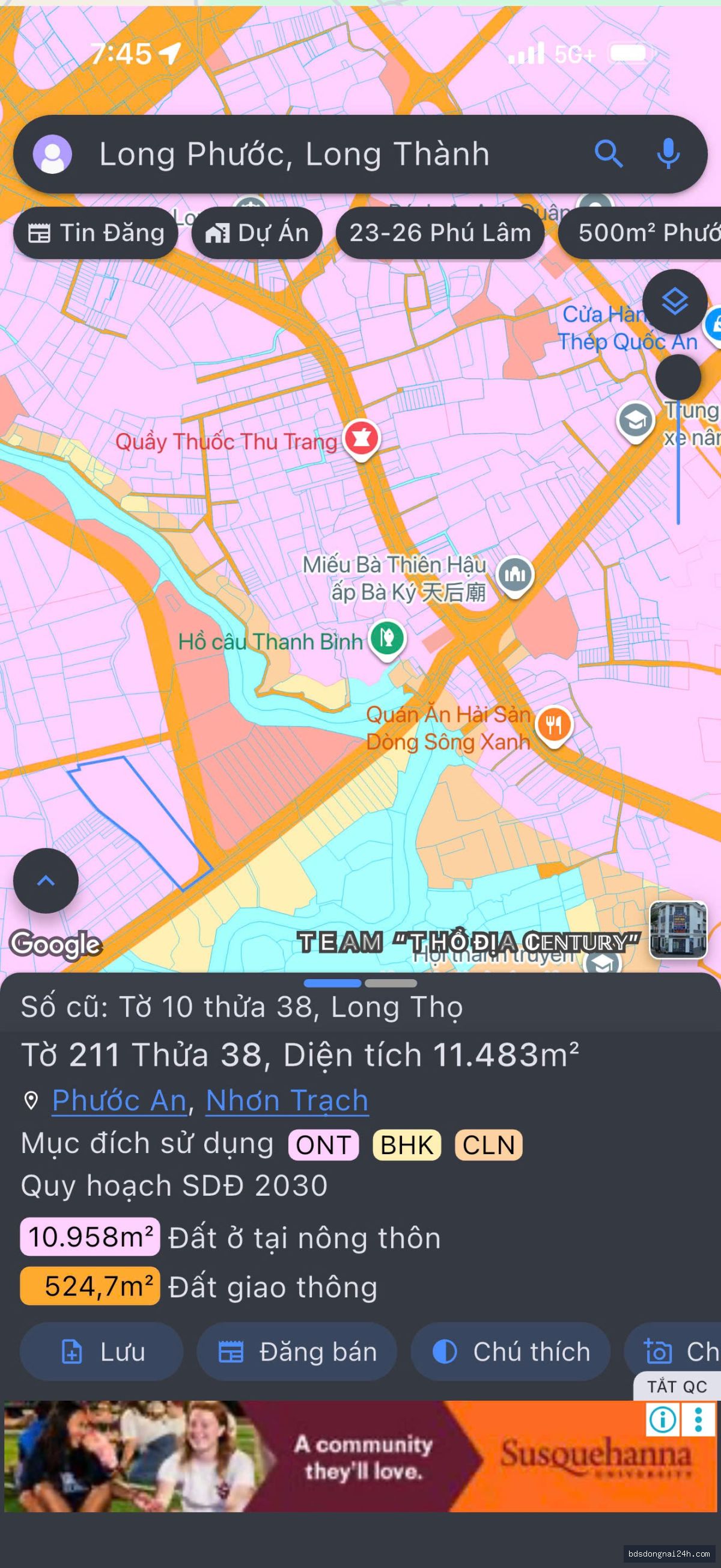 Bán kho xưởng tại Nhơn Trạch