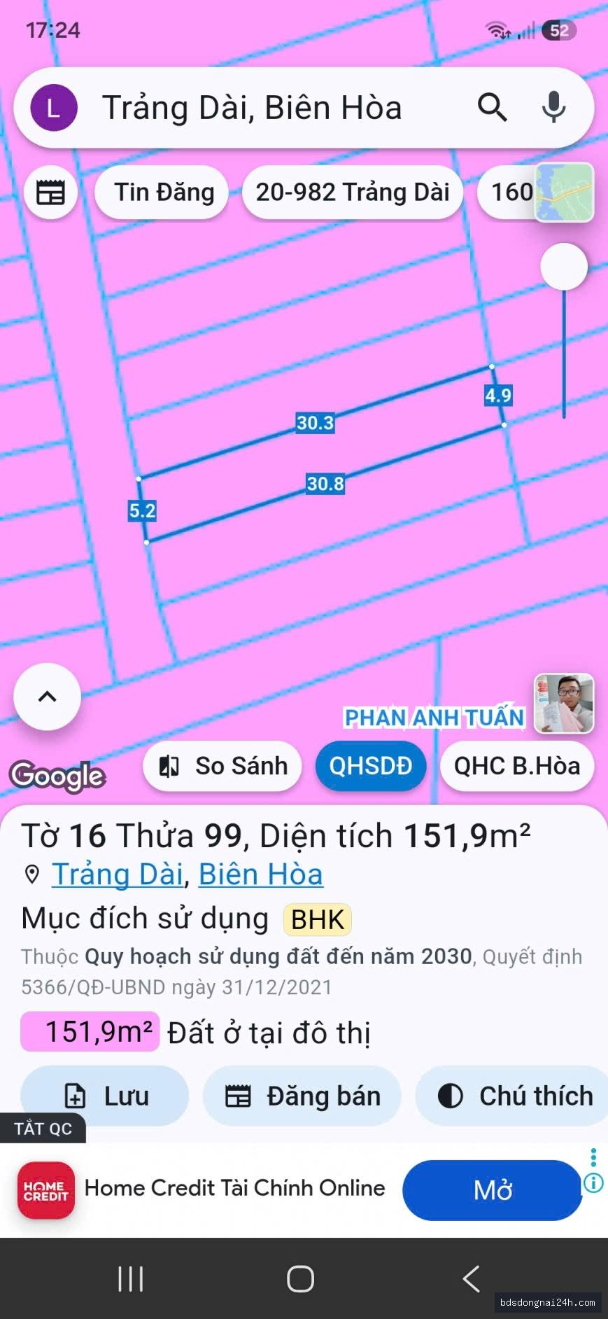 Bán đất nền tại Trảng Dài, Biên Hòa (150m²) - Hình ảnh 2
