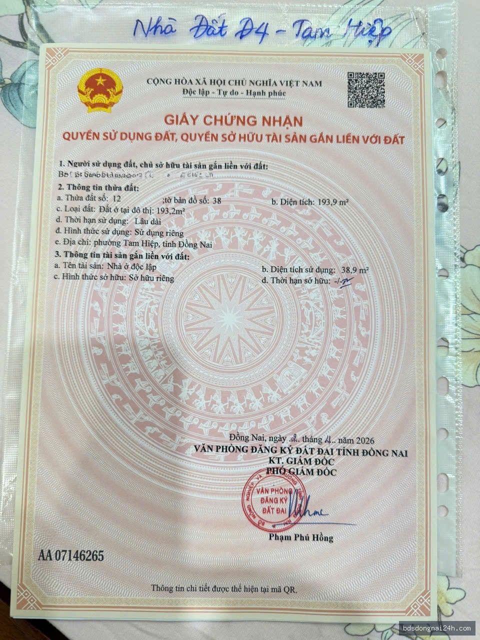 Hình ảnh bất động sản