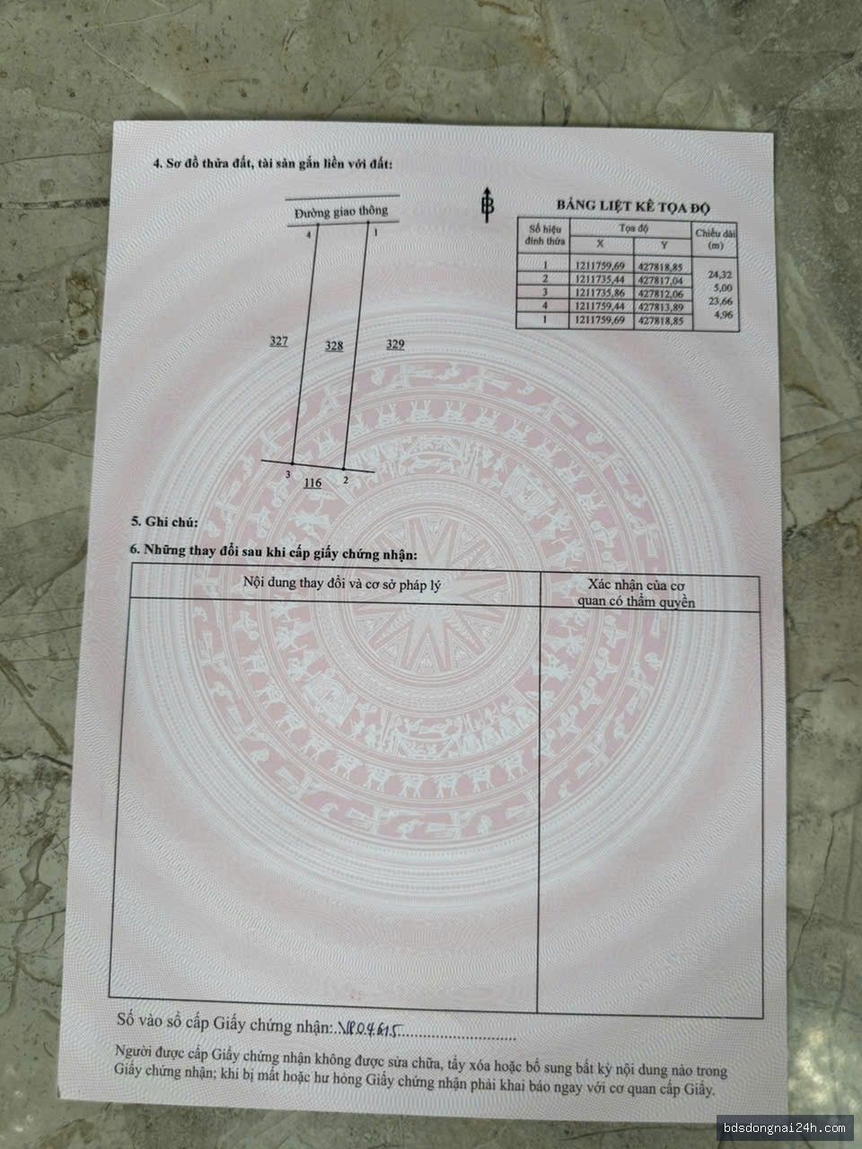 Bán đất nền gần chợ (105m²) - Hình ảnh 12