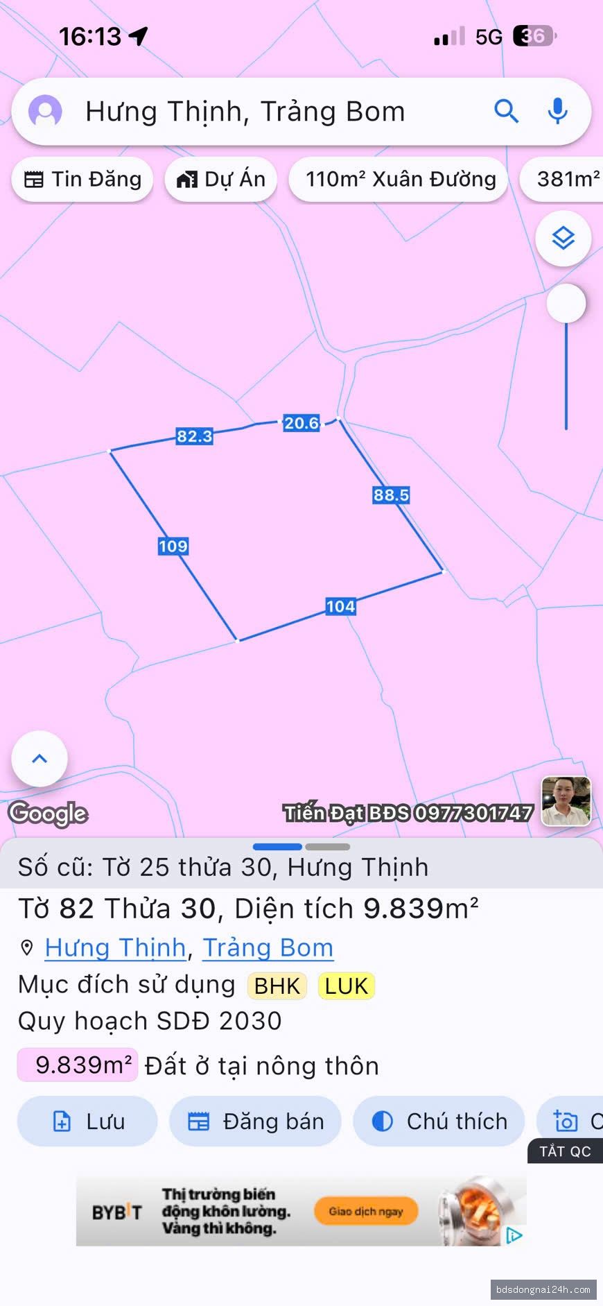 Bán bất động sản tại Long Thành (11.000m2) - Hình ảnh 14