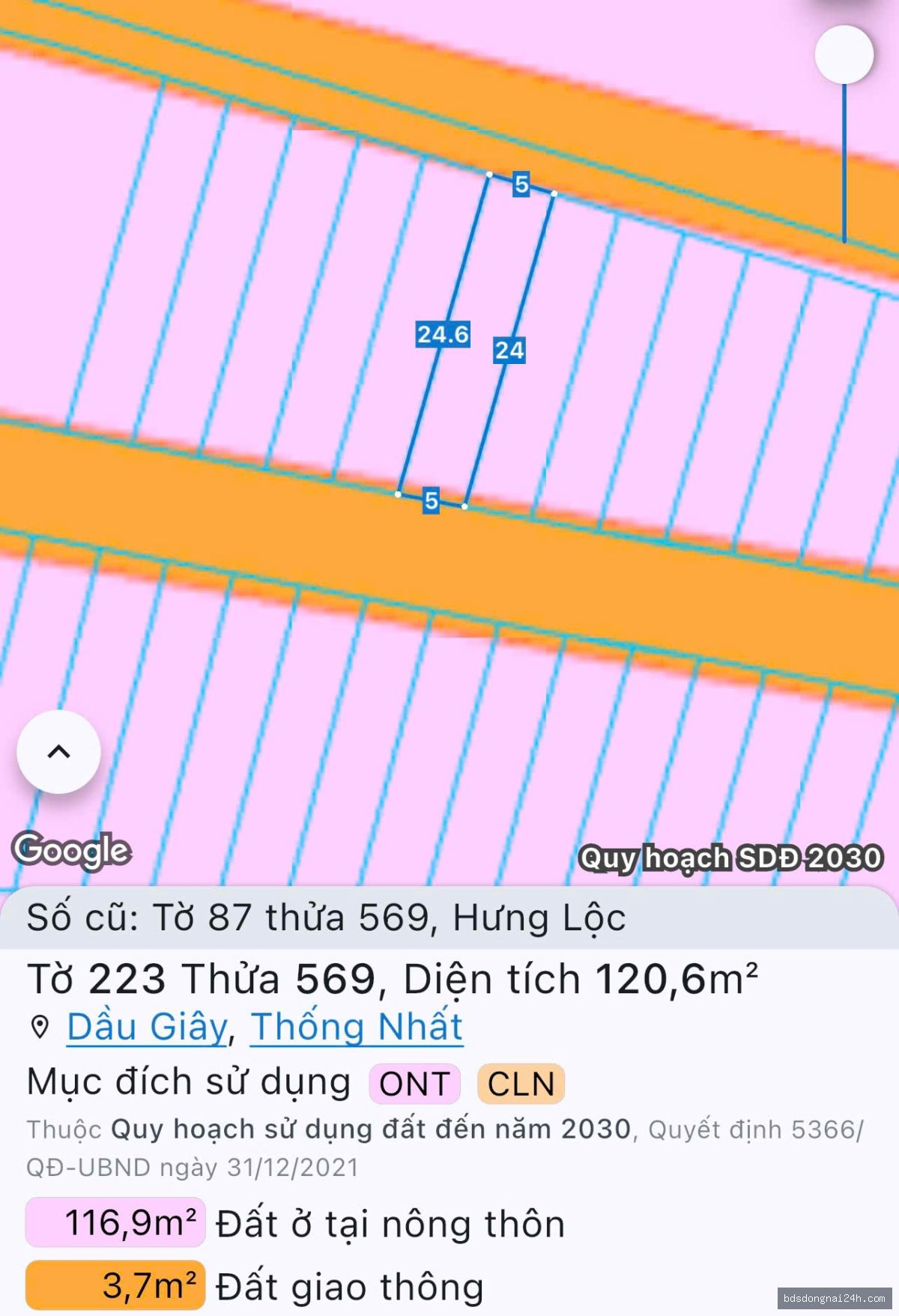 Bán đất tái định cư tại Long Thành - Hình ảnh 2