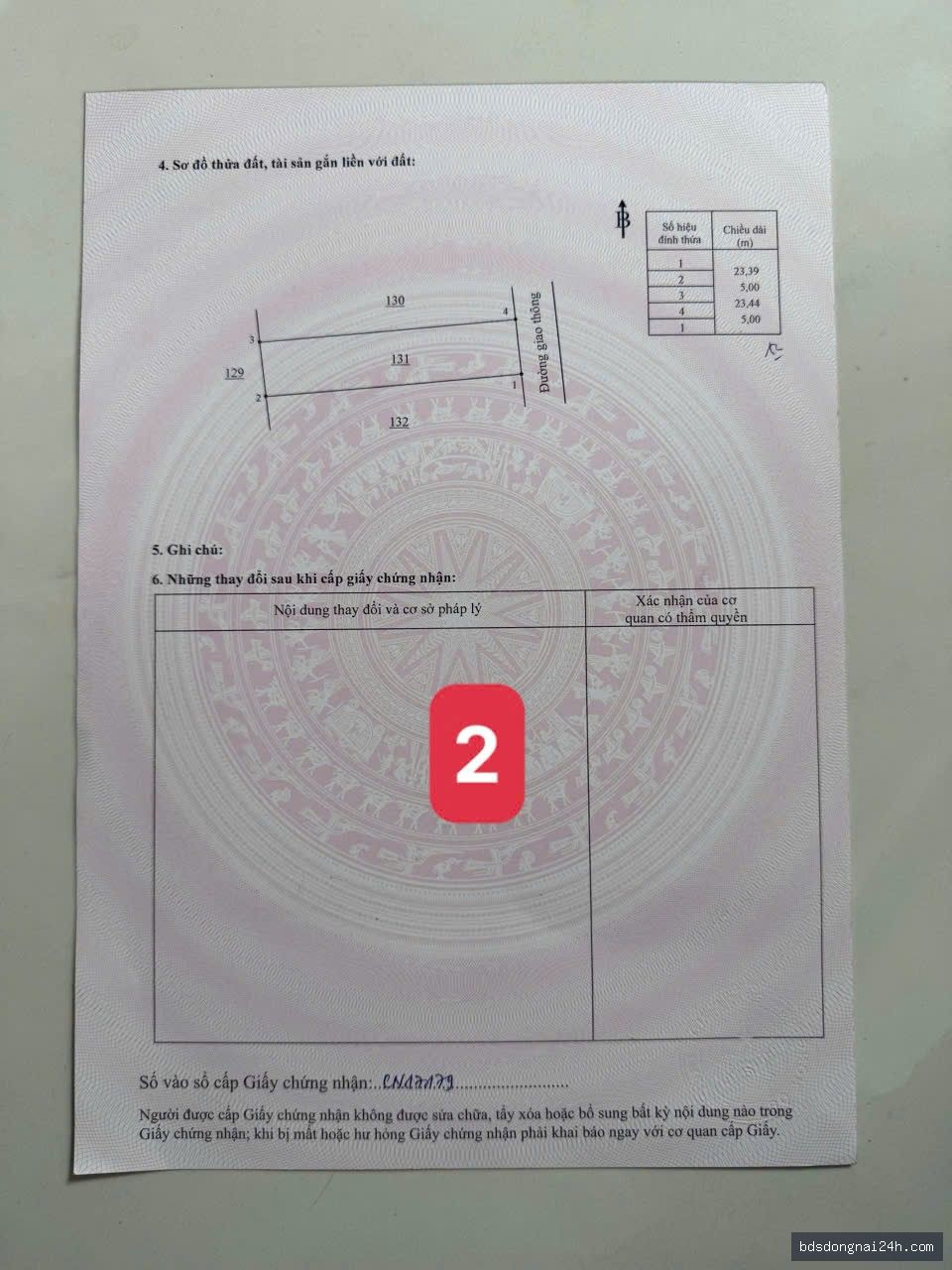 Bán đất thổ cư 100% gần chợ - Hình ảnh 7