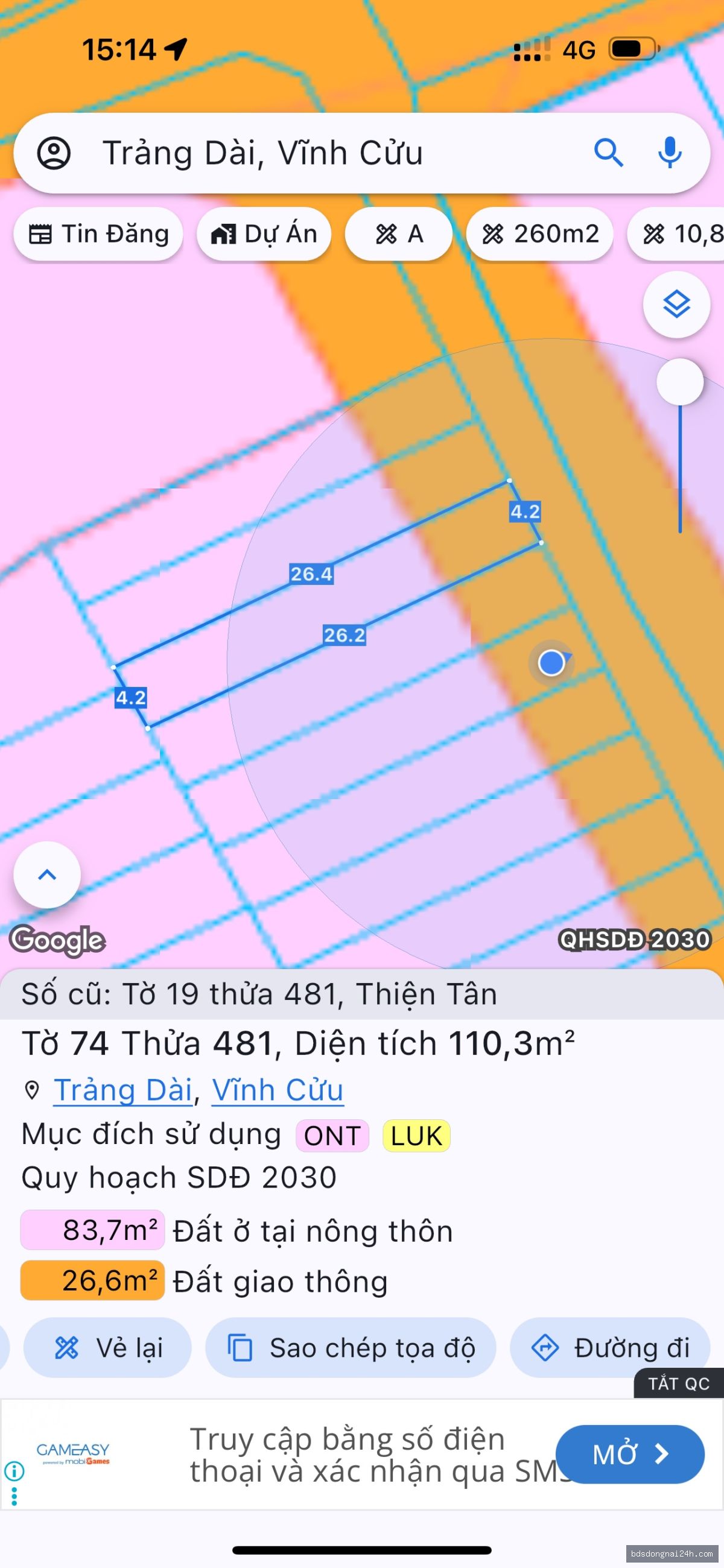 Bán nhà phố tại Trảng Dài, Biên Hòa (110m2) - Hình ảnh 3
