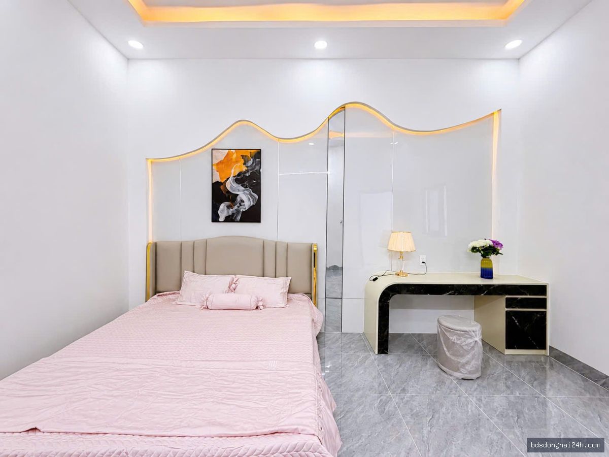 Bán nhà 1 trệt 2 lầu sân ô tô, full nội thất (80m²) - Hình ảnh 14