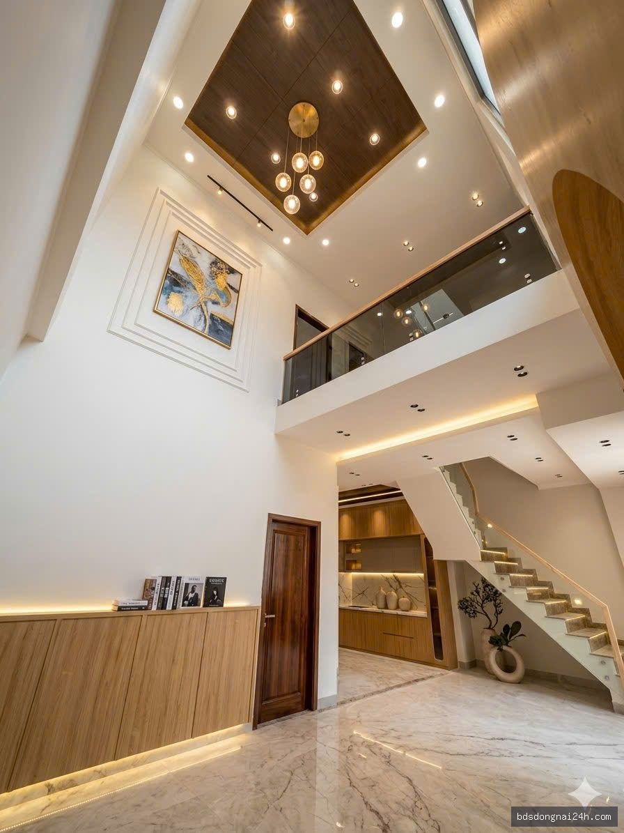 Bán nhà 1 trệt 2 lầu, sân ô tô (180m²) - Hình ảnh 2