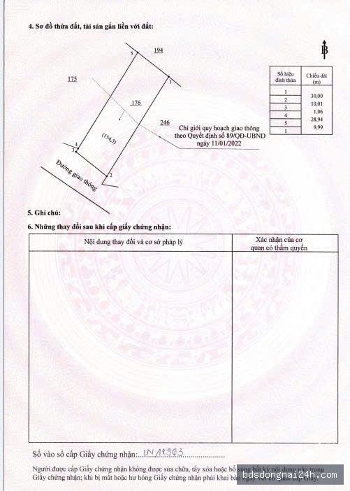 Bán đất nền (298m²) - Hình ảnh 3
