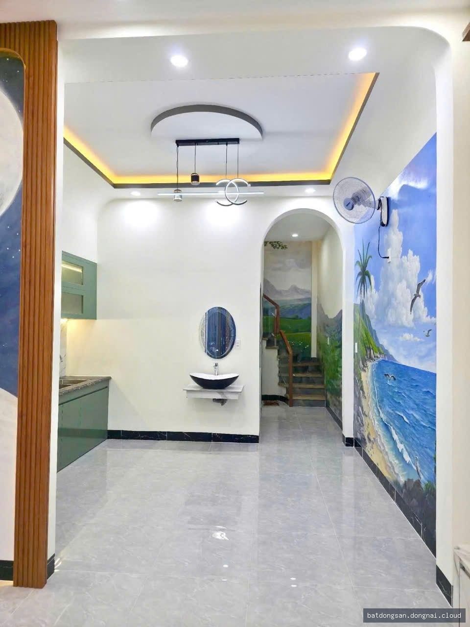 Bán nhà 1 trệt 1 lầu gần chợ tại Hố Nai, Biên Hòa (64 m²) - Hình ảnh 3