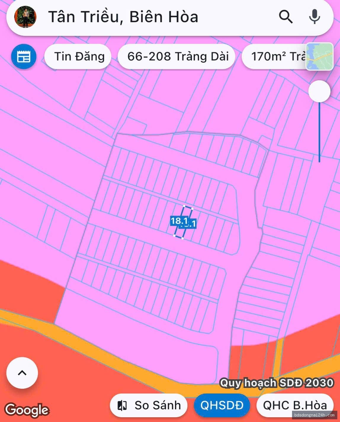 Bán đất tái định cư tại Tân Phong, Biên Hòa (90m²) - Hình ảnh 3