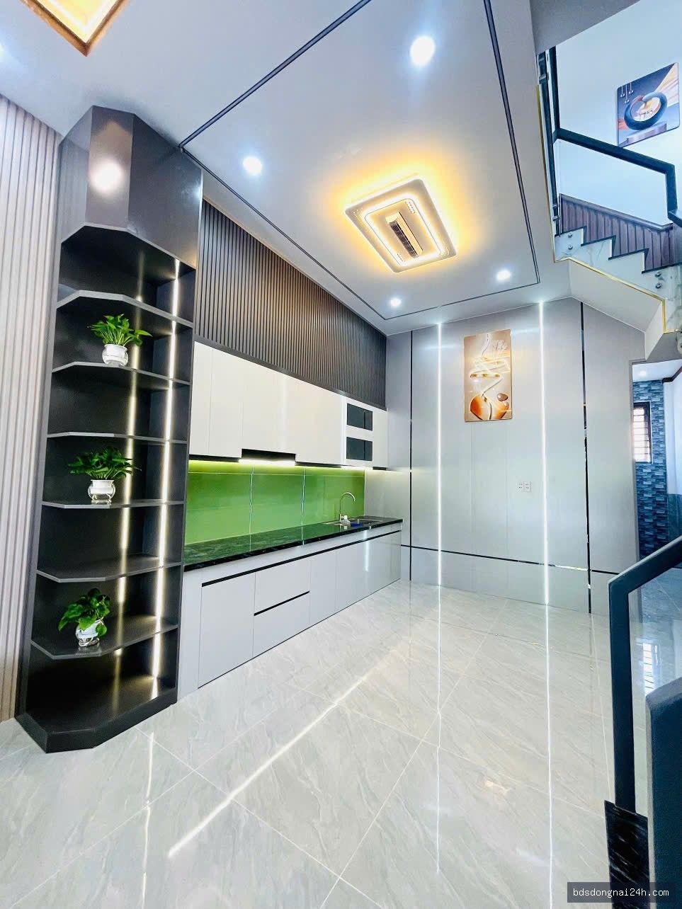 Bán nhà lầu kiên cố sân ô tô, full nội thất tại Trảng Dài, Biên Hòa (95m²) - Hình ảnh 9