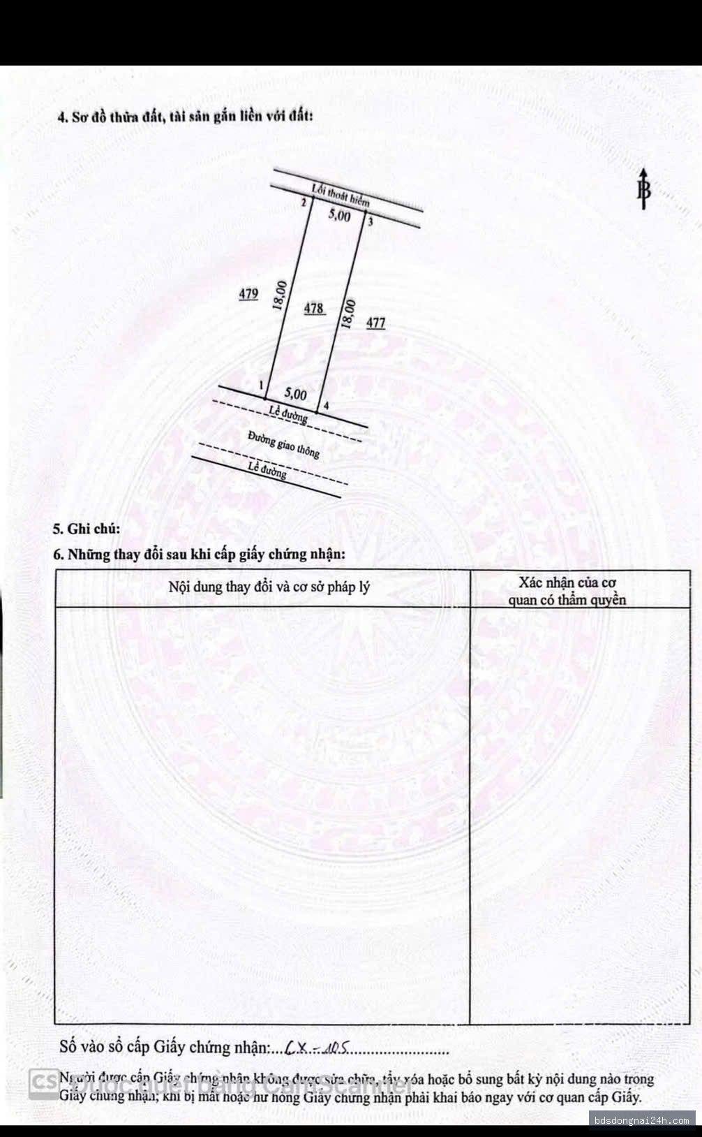 Bán đất tái định cư (90m²) - Hình ảnh 5