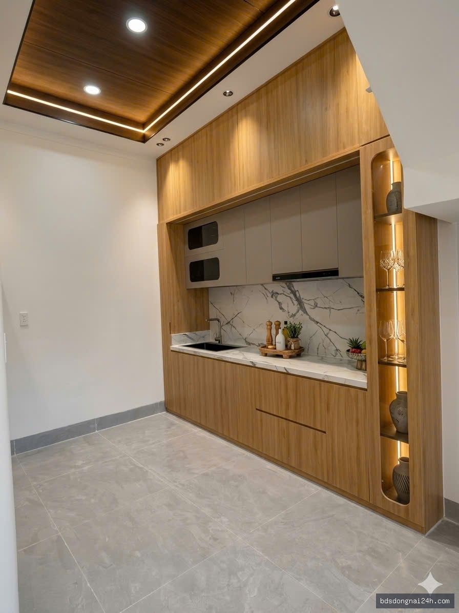 Bán nhà 1 trệt 2 lầu, sân ô tô (180m²) - Hình ảnh 6