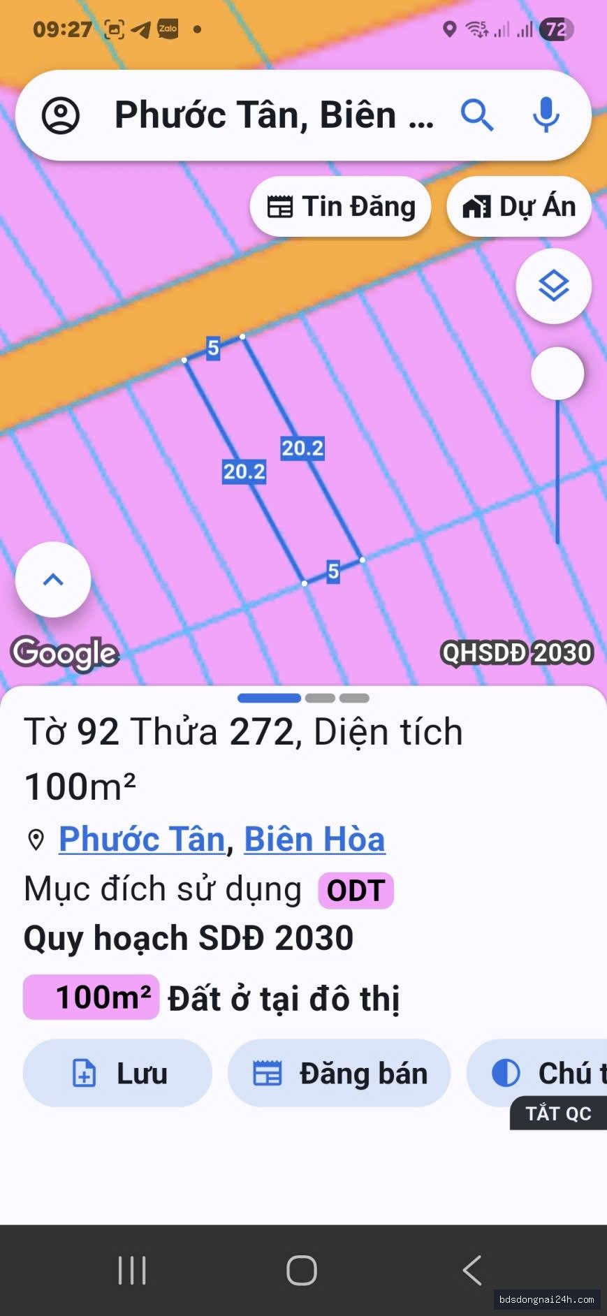 Bán đất nền (100m²) - Hình ảnh 3