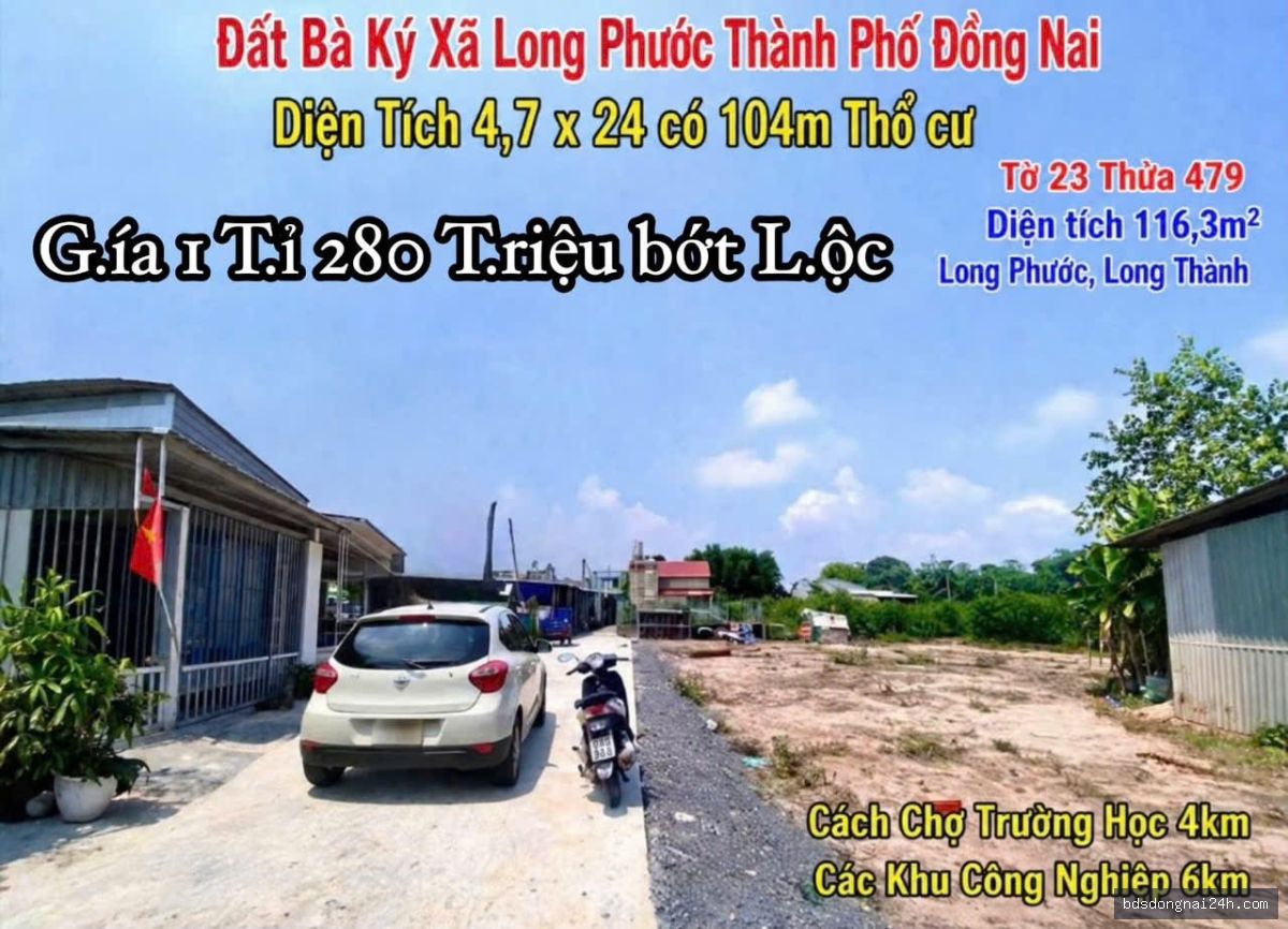Bán đất nền (112.8m²) - Hình ảnh 1