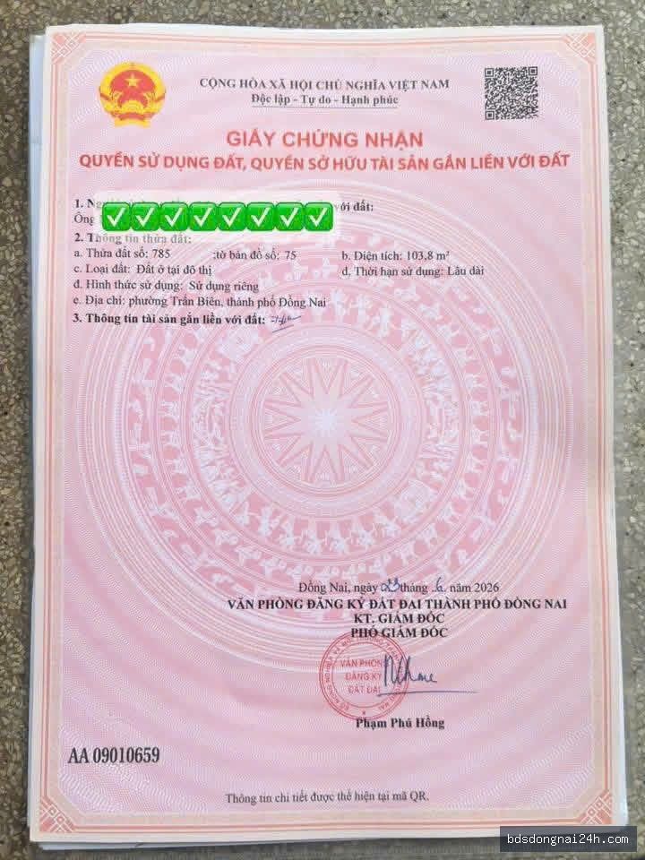 Bán đất nền tại Bửu Long, Biên Hòa (60m²) - Hình ảnh 2