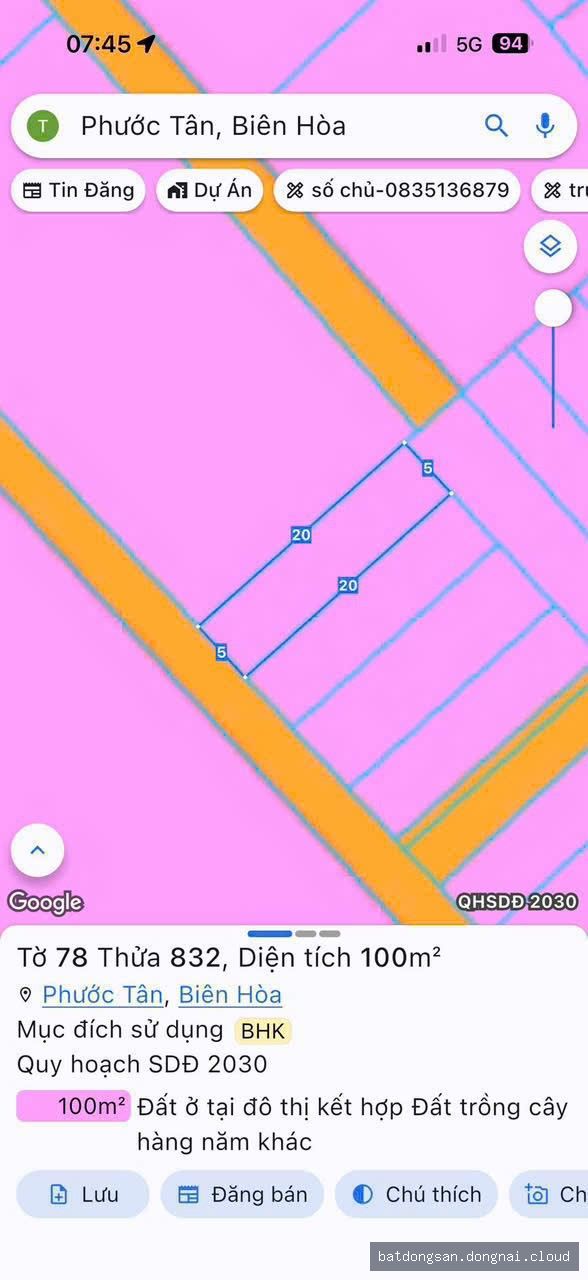 Bán đất nền (100m²) - Hình ảnh 2