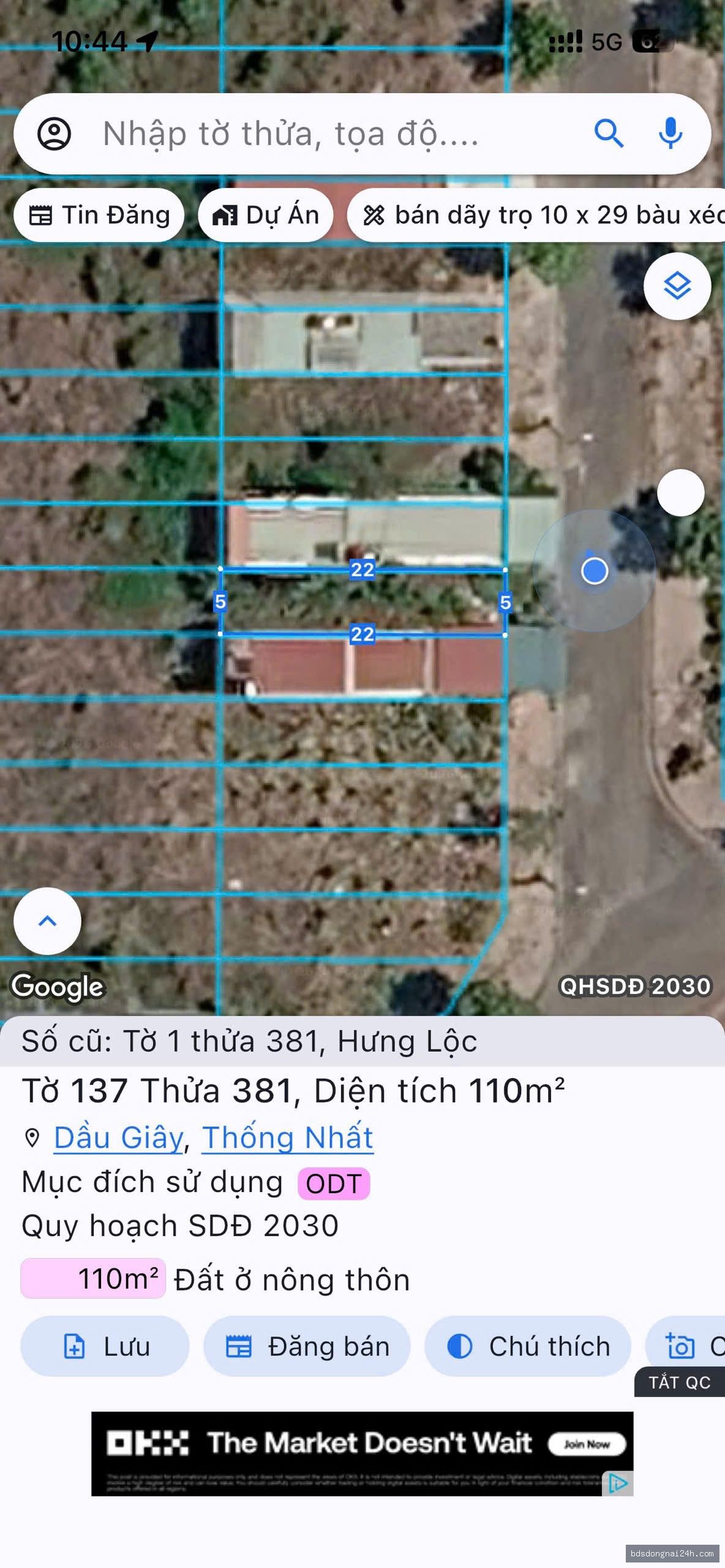 Bán đất nền (110m²) - Hình ảnh 3