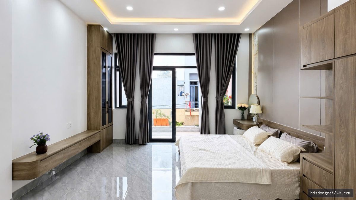Bán nhà 1 trệt 2 lầu sân ô tô, full nội thất (80m²) - Hình ảnh 10