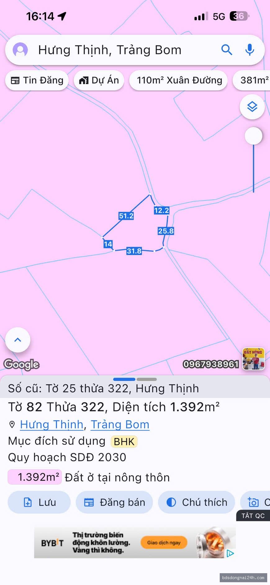 Bán bất động sản tại Long Thành (11.000m2) - Hình ảnh 15