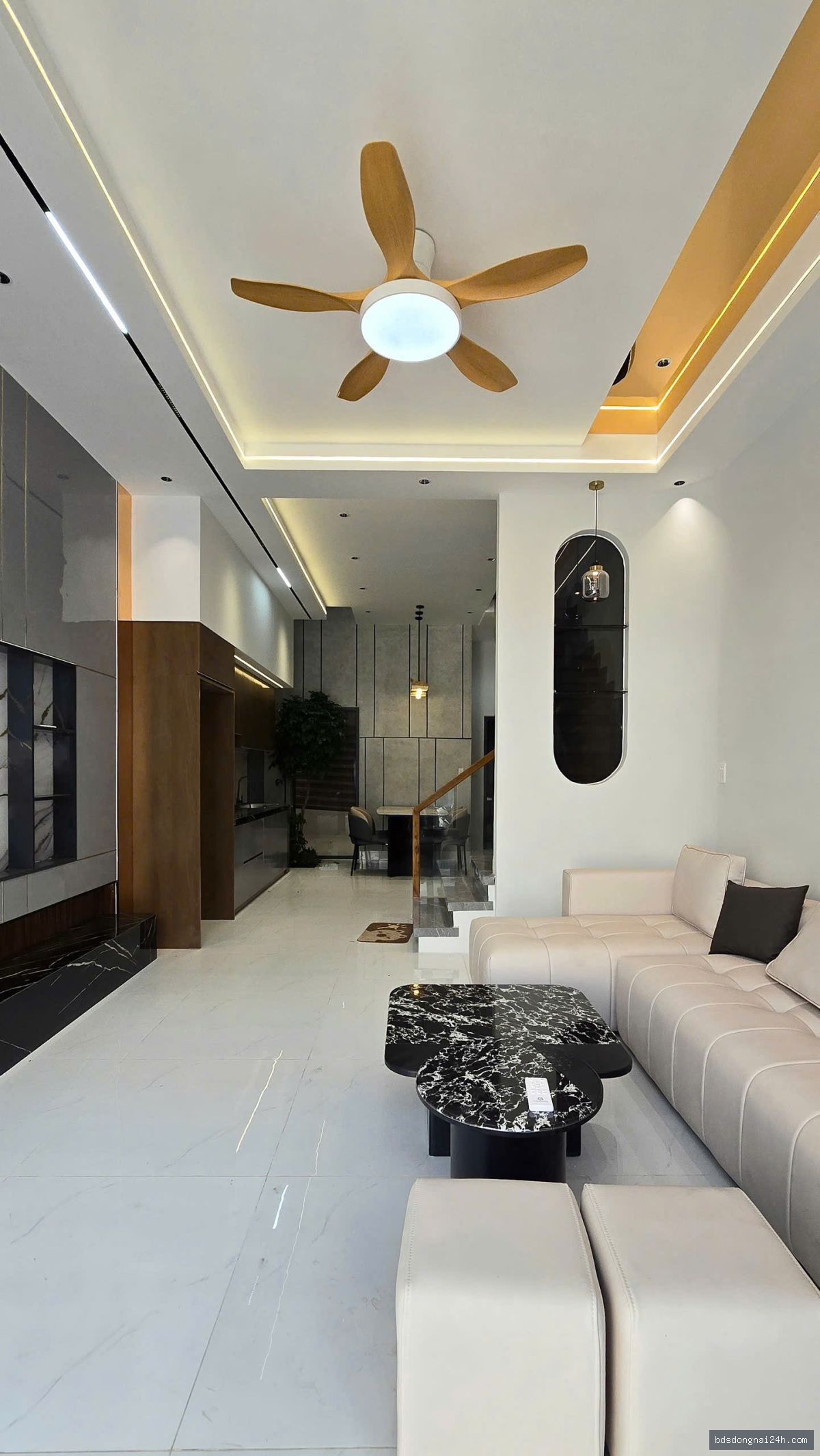 Bán nhà 1 trệt 1 lầu mặt tiền, full nội thất - Hình ảnh 14