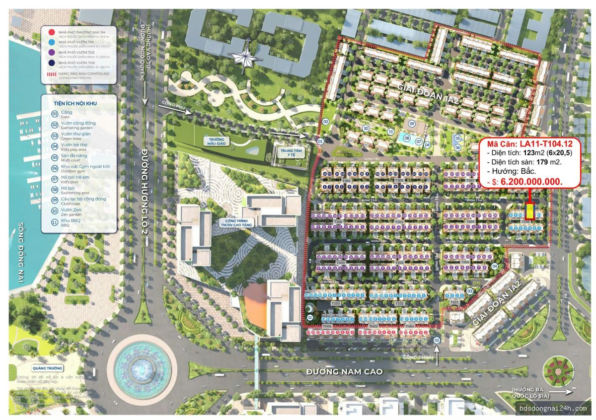 Bán nhà phố (123m²) - Hình ảnh 6