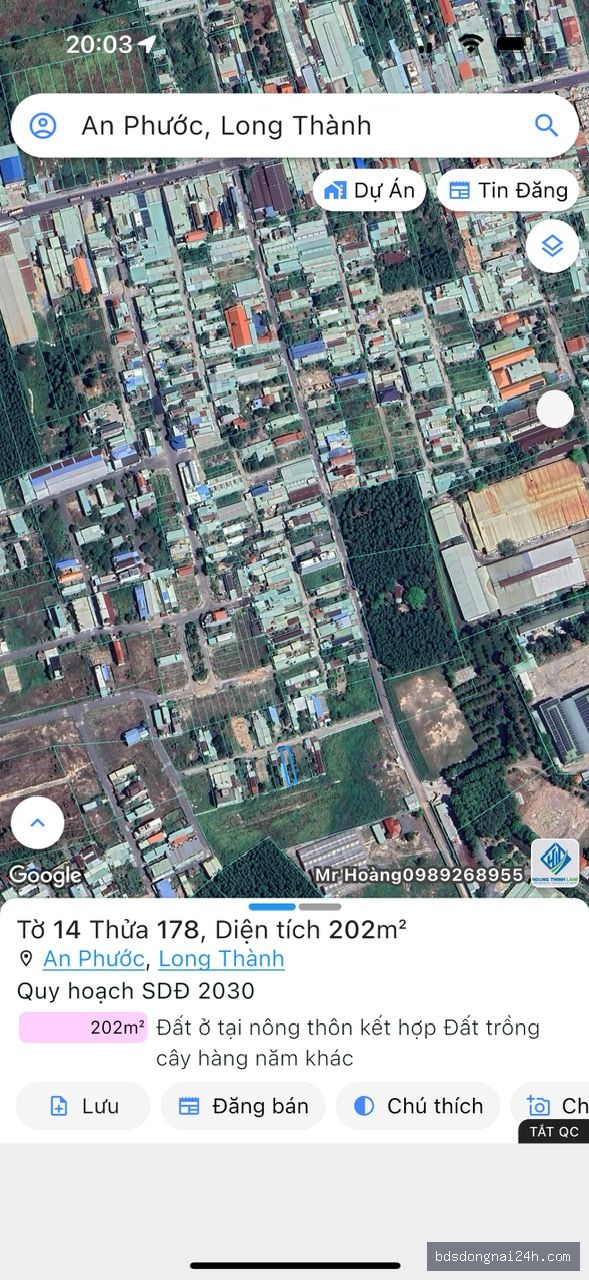 Bán đất nền (201m²) - Hình ảnh 3