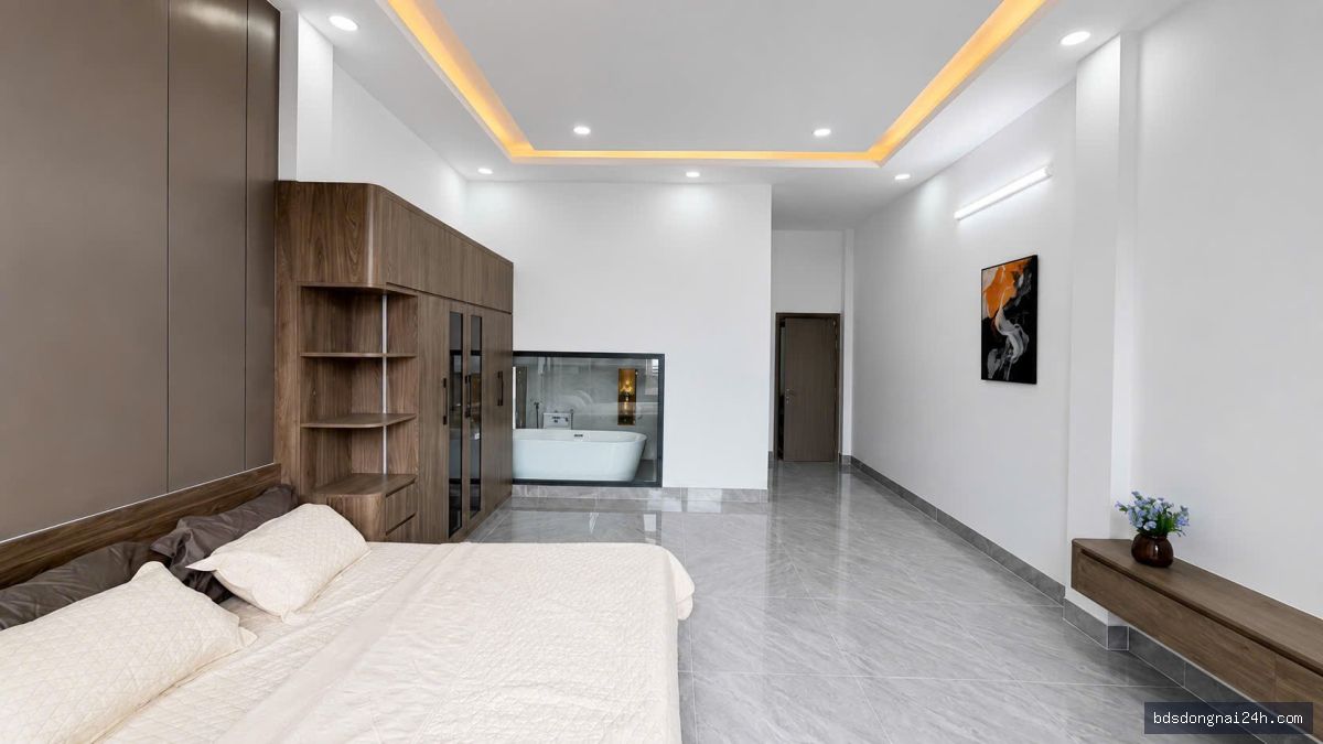 Bán nhà 1 trệt 2 lầu sân ô tô, full nội thất (80m²) - Hình ảnh 11