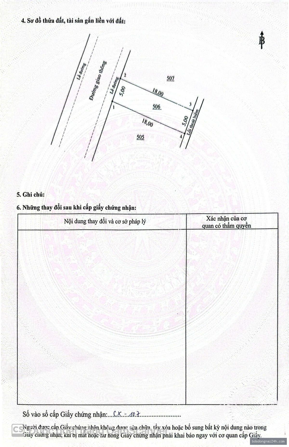 Bán đất tái định cư mặt tiền (80m²) - Hình ảnh 4