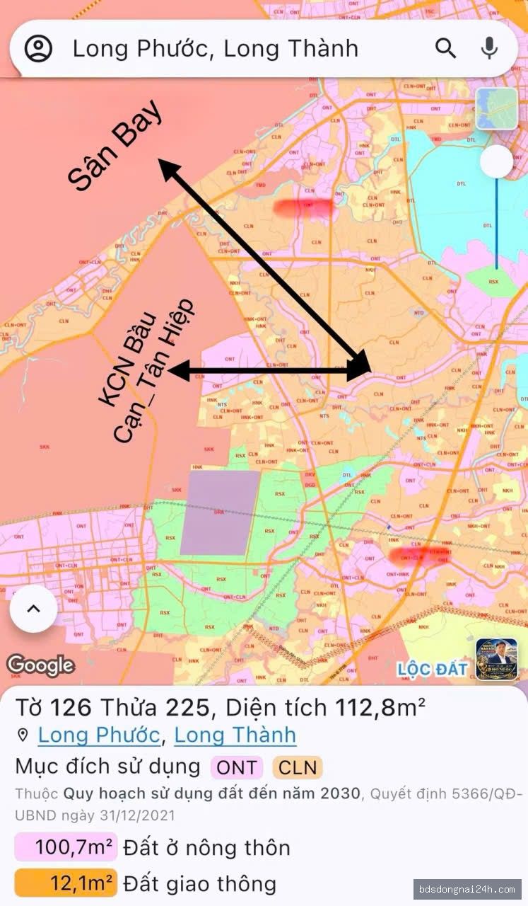 Bán đất nền, mặt tiền tại Tân Hiệp, Biên Hòa
