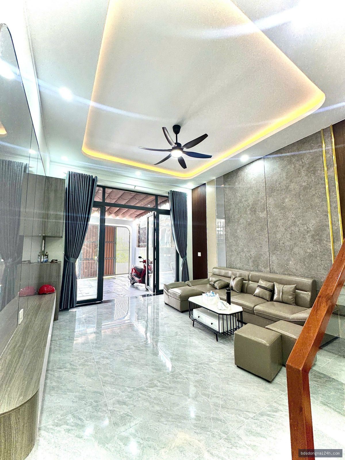 Bán nhà 1 trệt 1 lầu mặt tiền, full nội thất - Hình ảnh 9