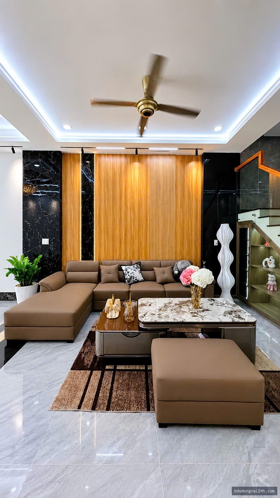 Bán nhà 1 trệt 2 lầu sân ô tô, full nội thất (80m²) - Hình ảnh 5