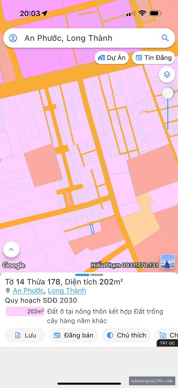 Bán đất nền (201m²) - Hình ảnh 4