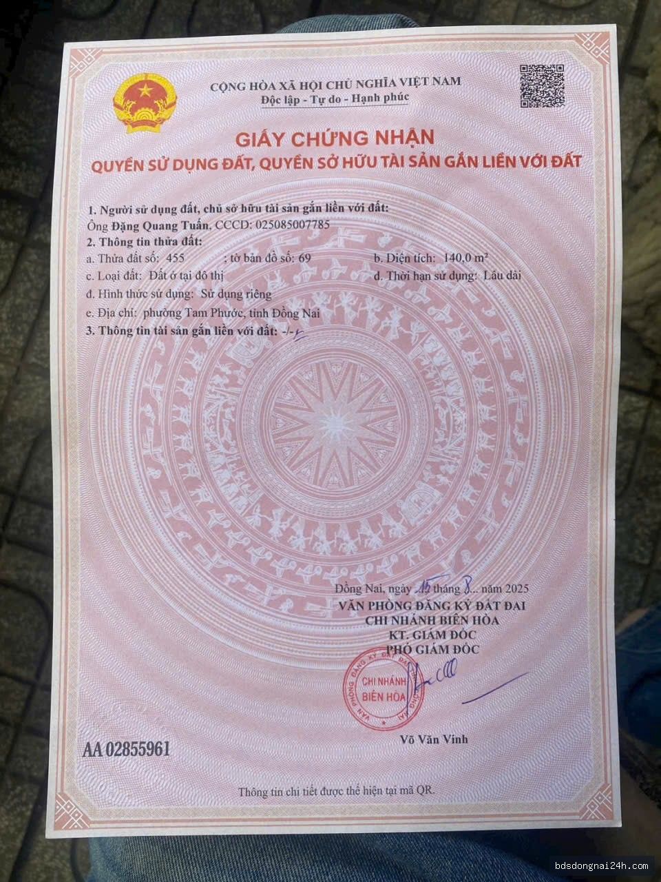 Bán đất thổ cư 100% - Hình ảnh 2