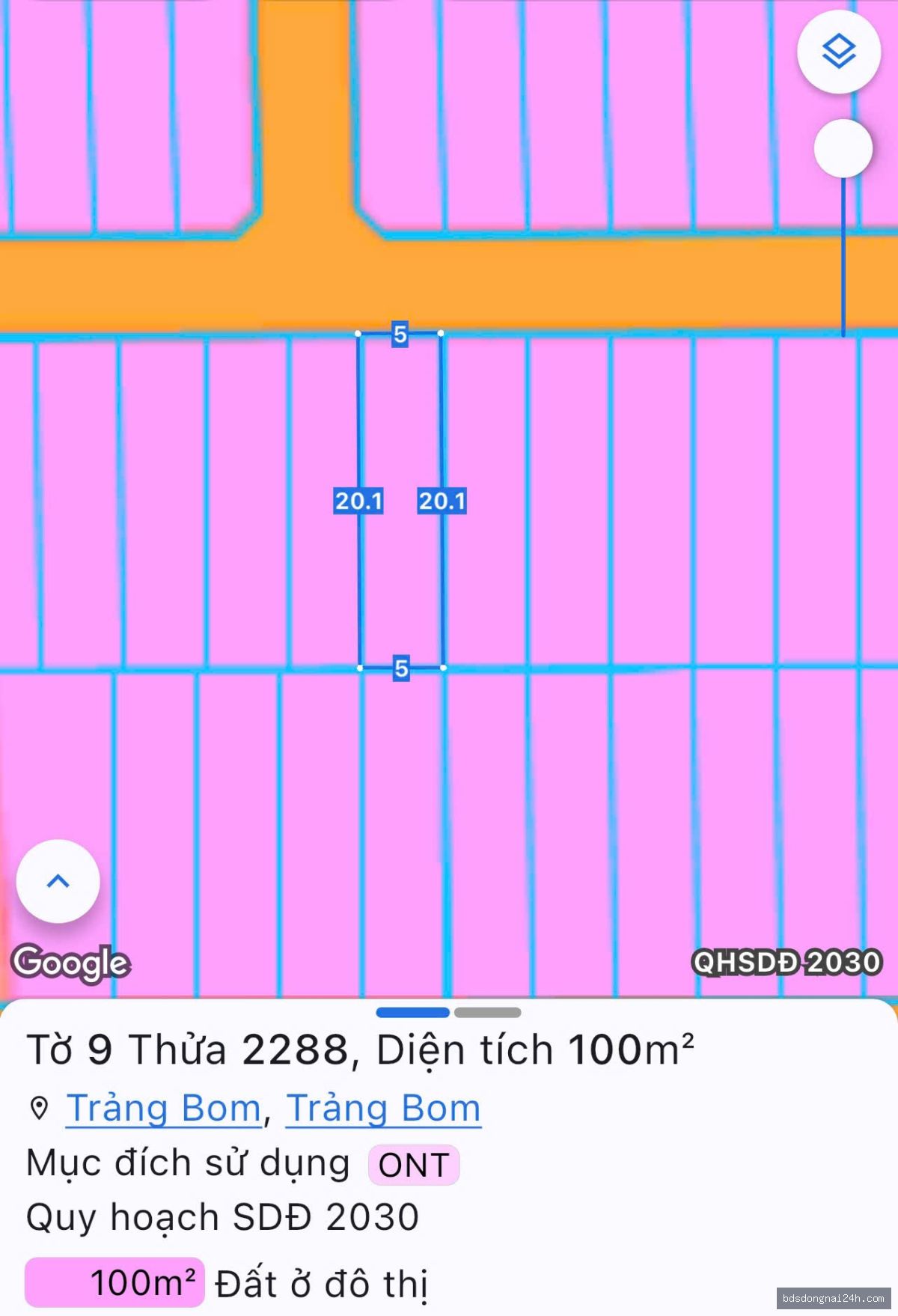 Bán đất nền tại Trảng Bom (100m²) - Hình ảnh 5