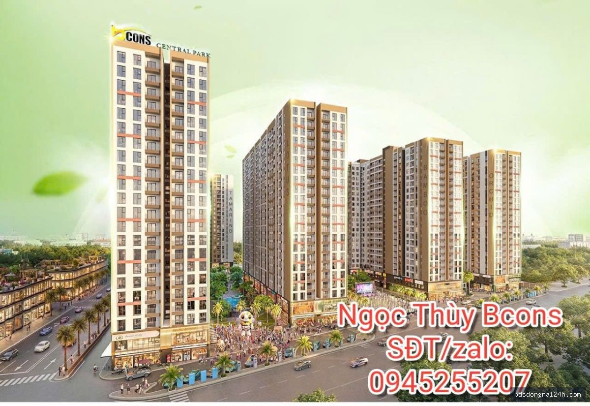 Bán căn hộ 1PN Bcons gần chợ (75m²)