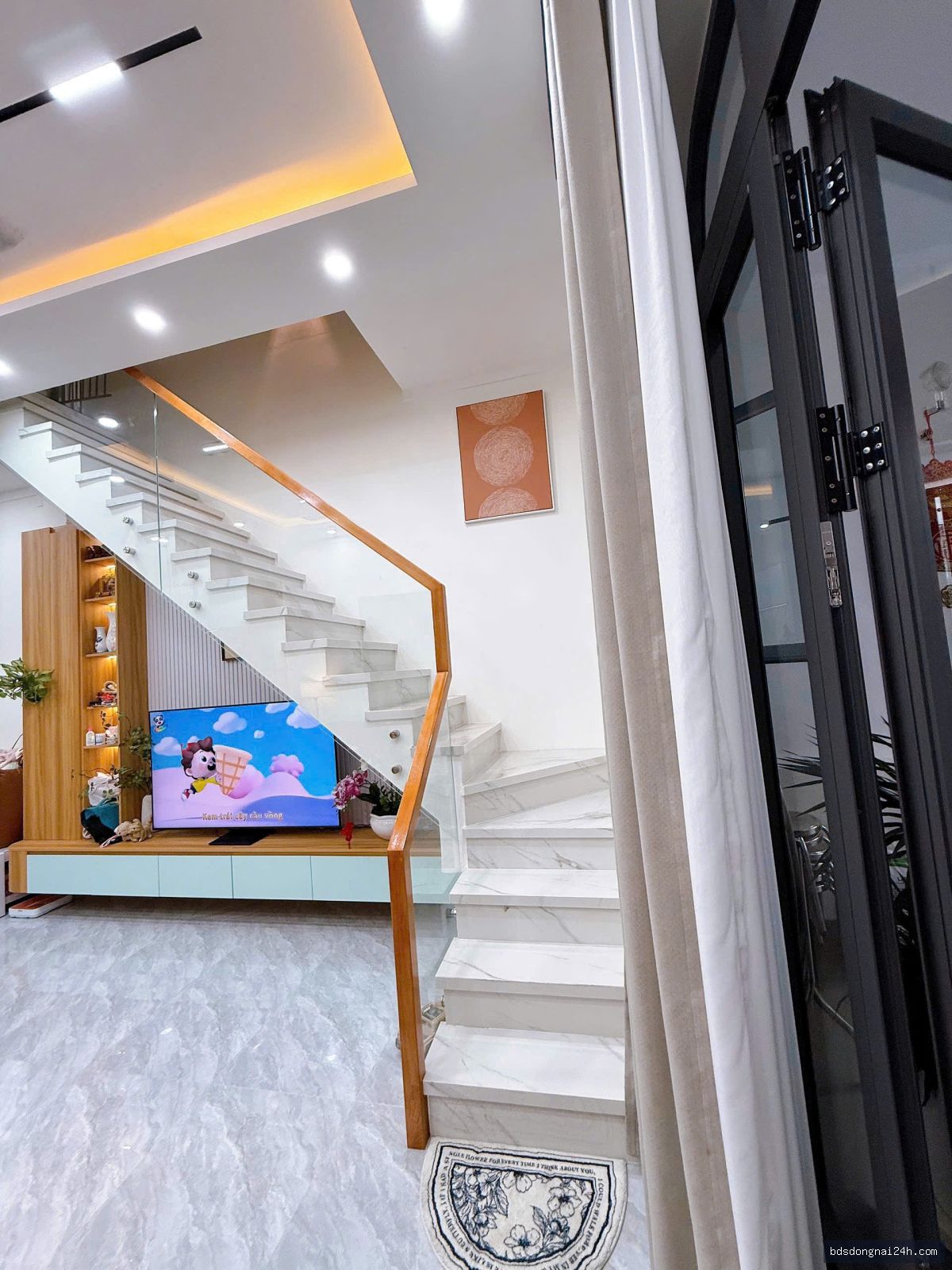 Bán nhà 1 trệt 1 lầu sân ô tô, full nội thất (71.3m²) - Hình ảnh 7