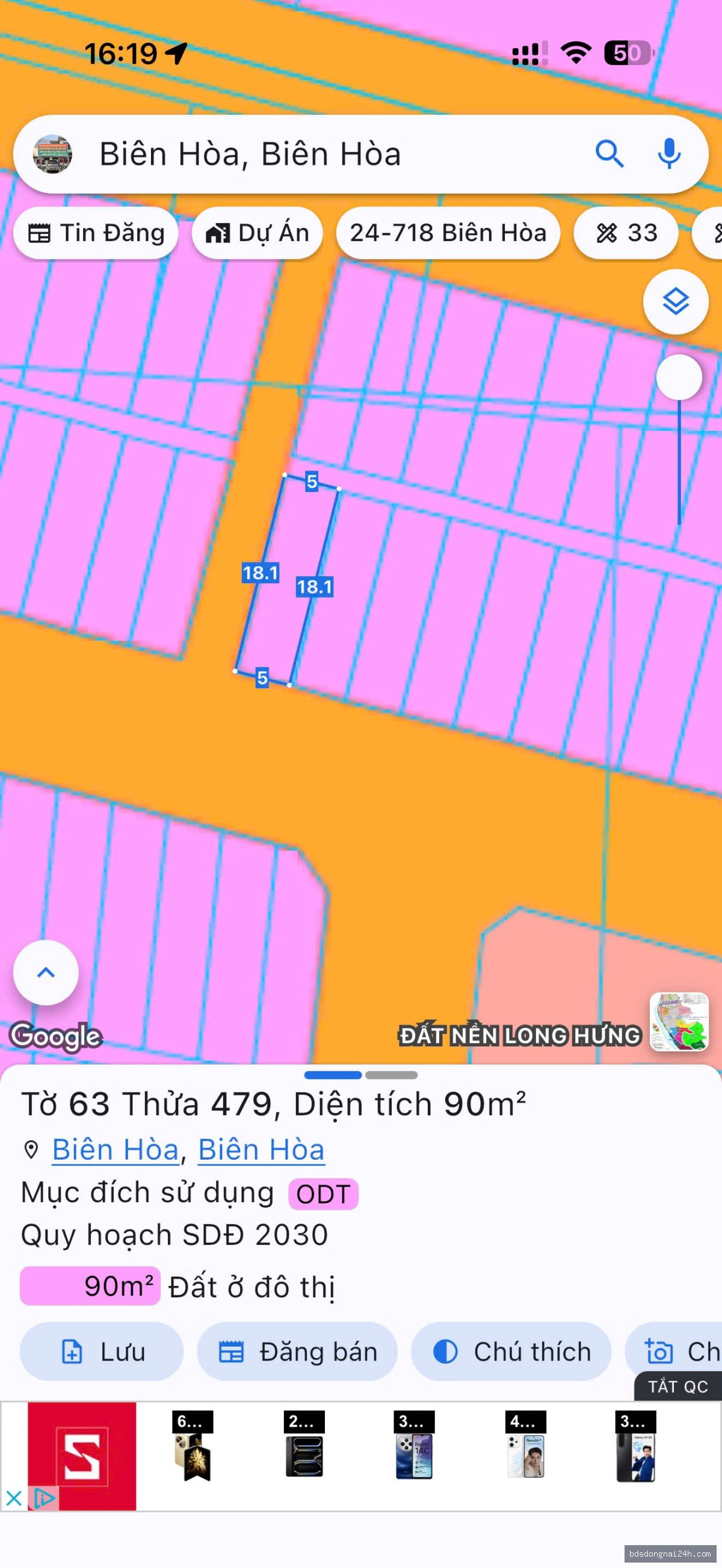 Bán đất tái định cư mặt tiền (80m²) - Hình ảnh 11