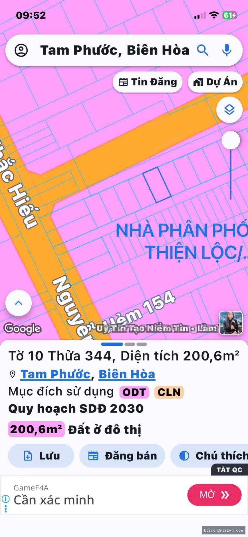 Bán đất nền mặt tiền (200m²) - Hình ảnh 3