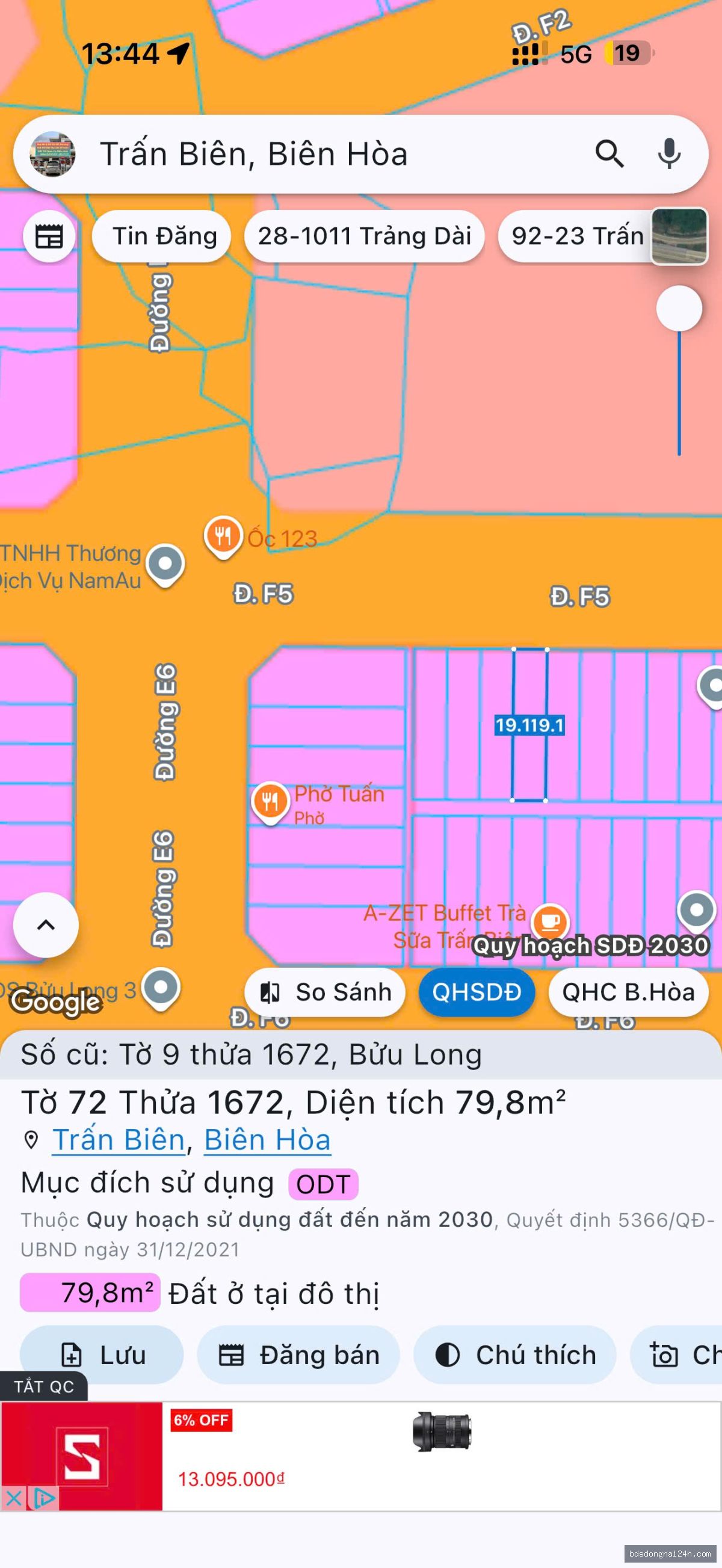 Bán đất nền tại Bửu Long, Biên Hòa (80.2m²) - Hình ảnh 5