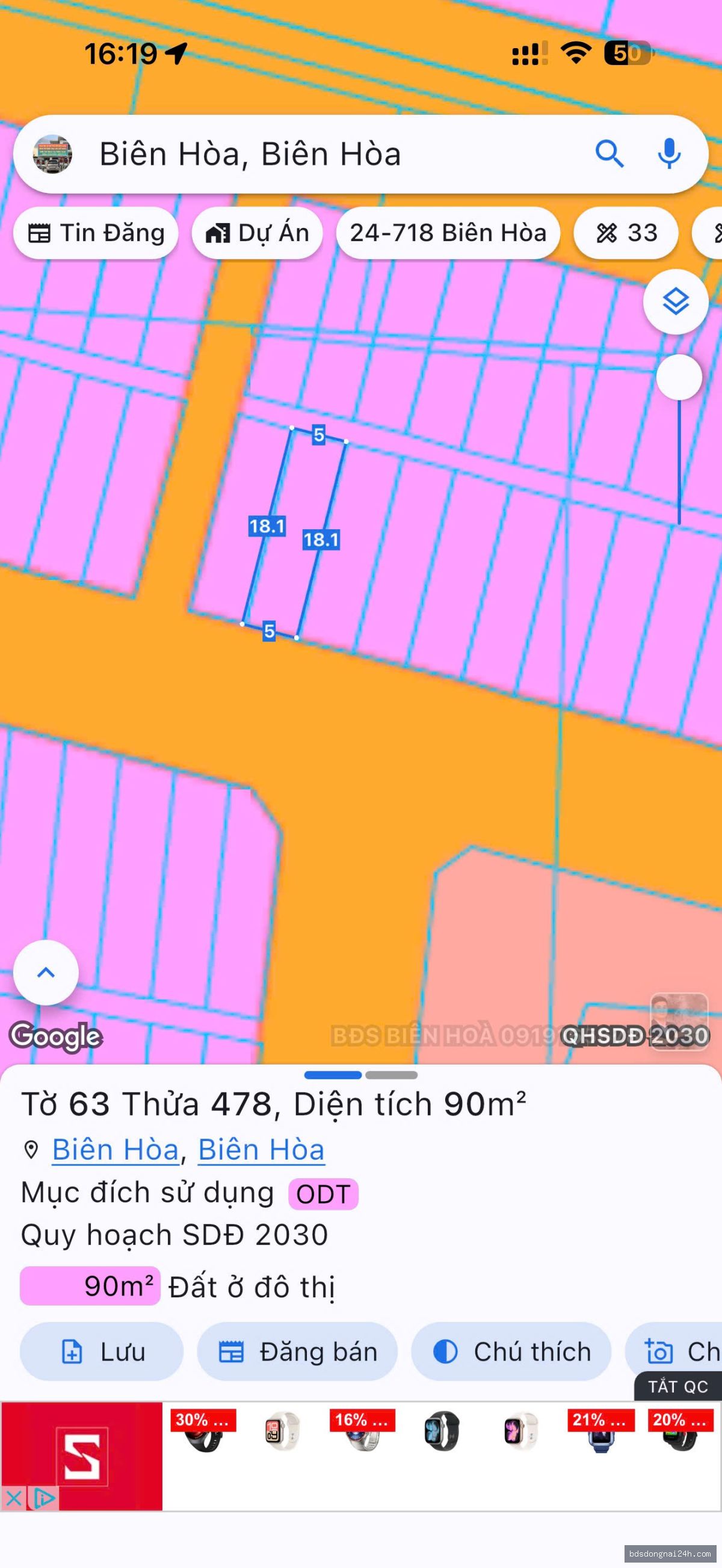 Bán đất tái định cư mặt tiền (80m²) - Hình ảnh 10