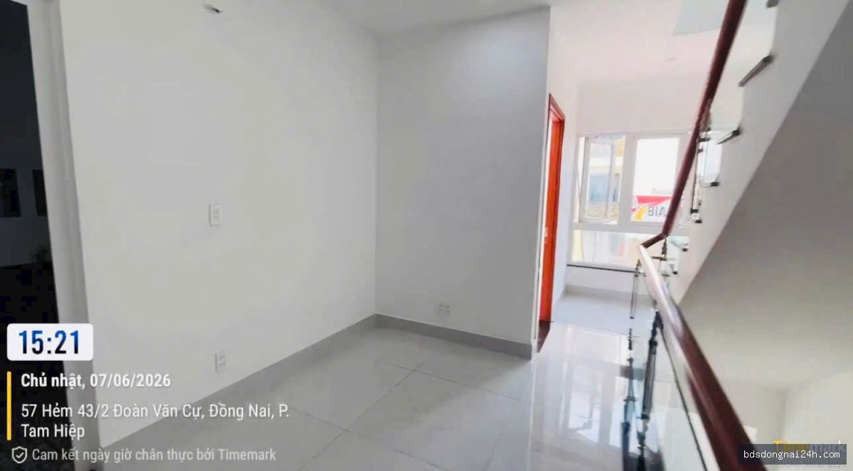 Bán nhà 1 trệt 2 lầu mặt tiền tại Tam Hiệp, Biên Hòa (75m²) - Hình ảnh 3